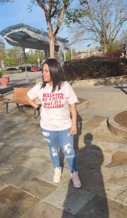 WALKING BY FAITH TEE - Just Faith No Fear