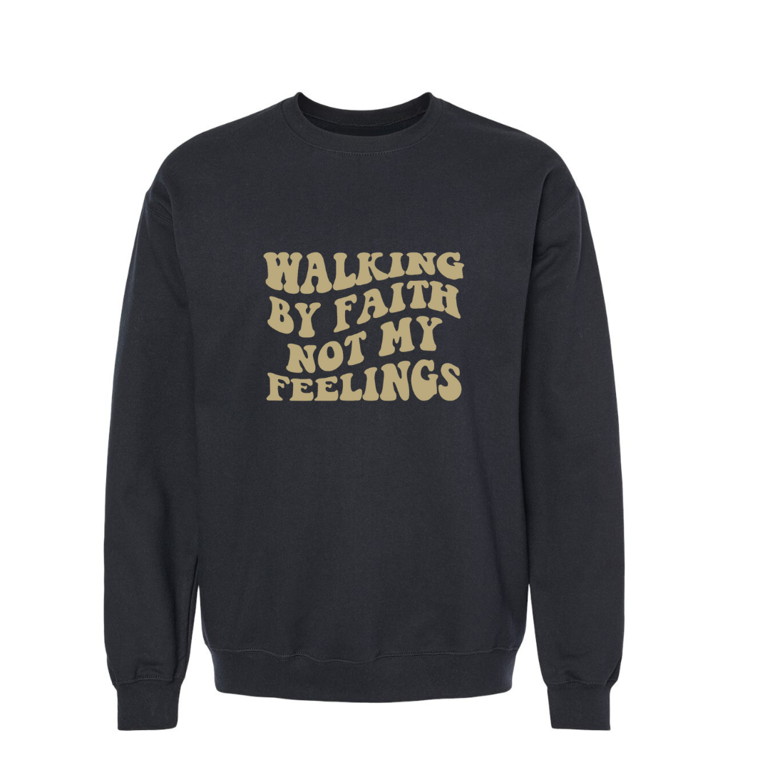 WALKING BY FAITH SWEATSHIRT - Just Faith No Fear