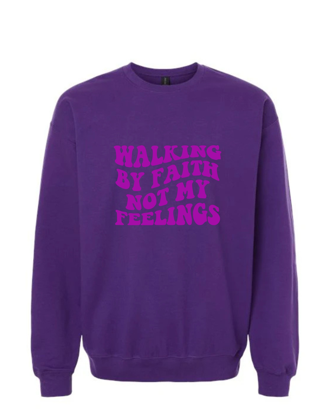 WALKING BY FAITH SWEATSHIRT - Just Faith No Fear