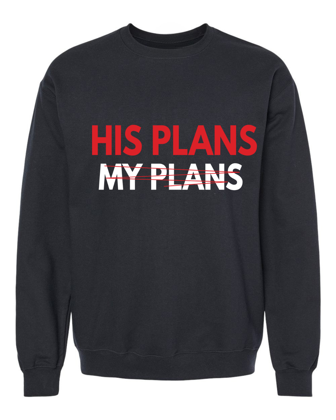 HIS PLANS SWEATSHIRT - Just Faith No Fear