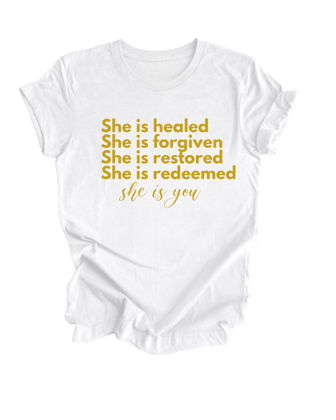SHE IS HEALED