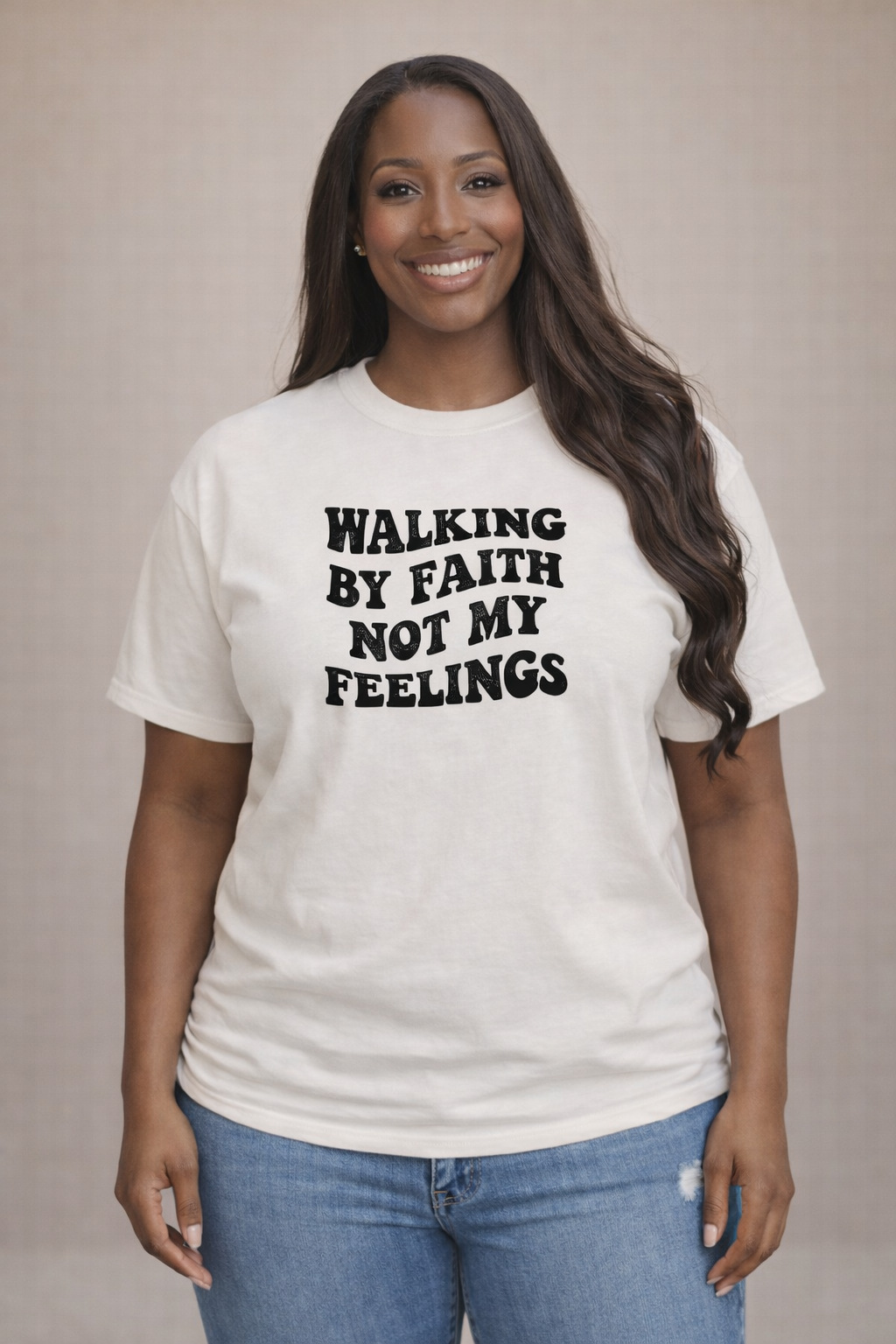 WALKING BY FAITH TEE - Just Faith No Fear