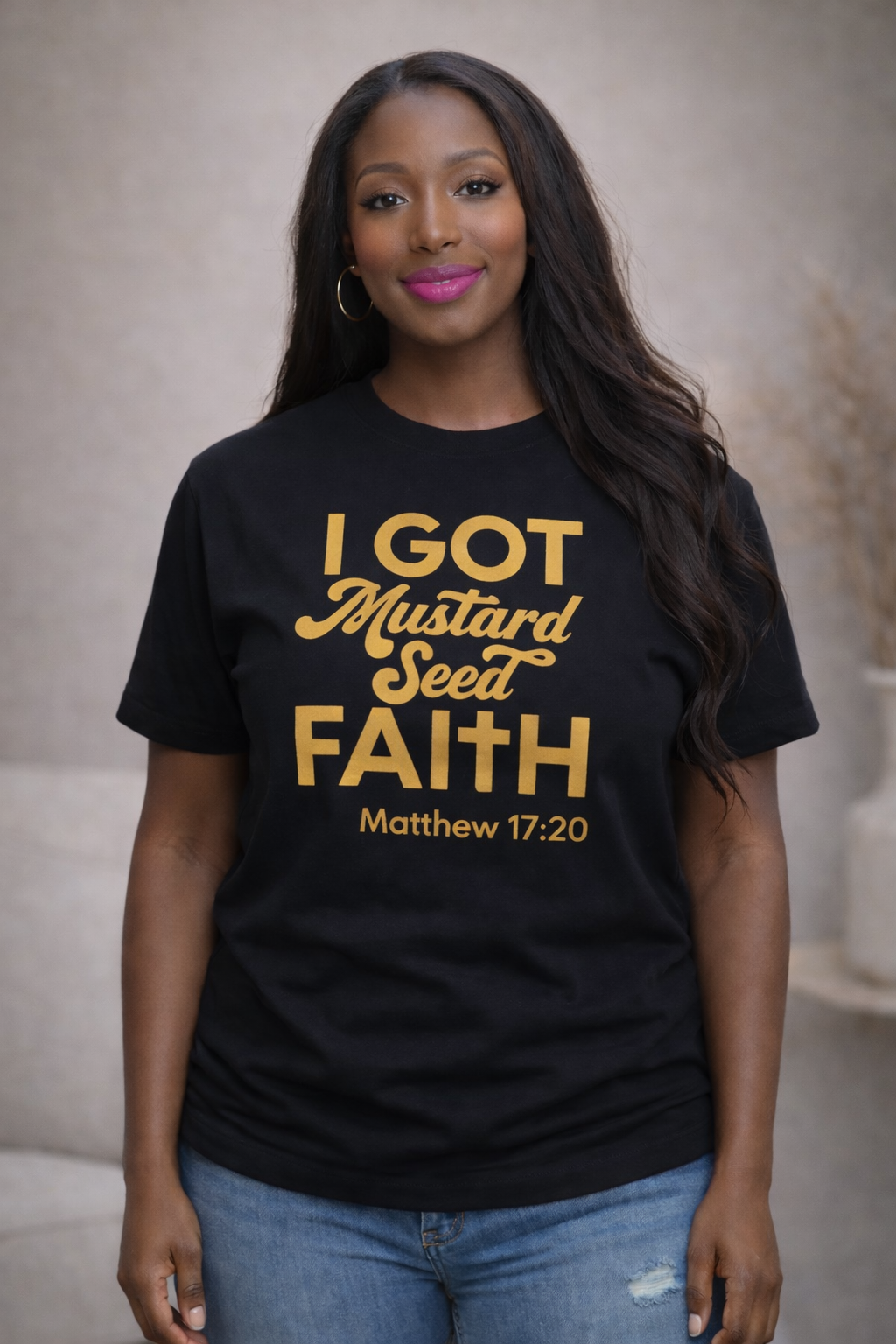 MUSTARD SEED FAITH T-SHIRT - Just Faith No Fear
