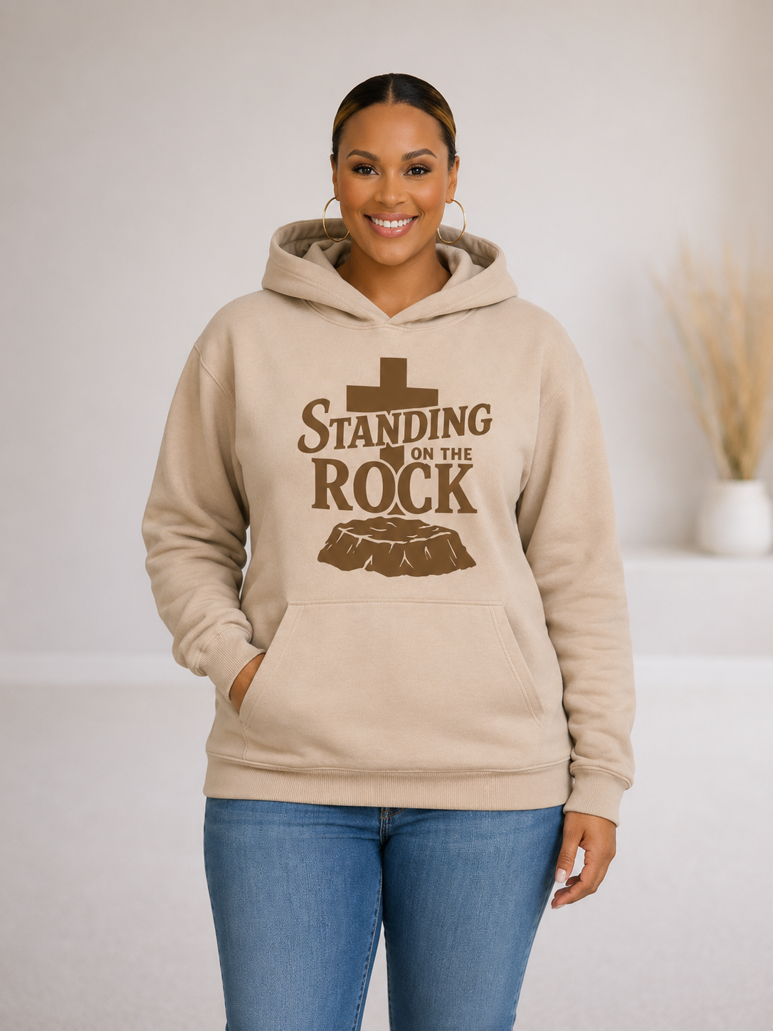 STANDING ON THE ROCK HOODIE