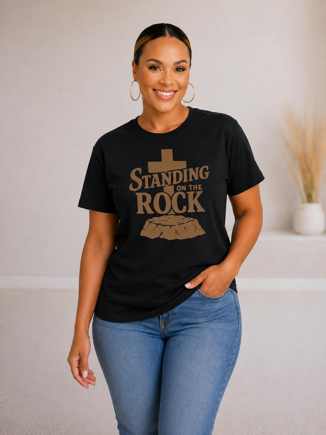 STANDING ON THE ROCK TEE