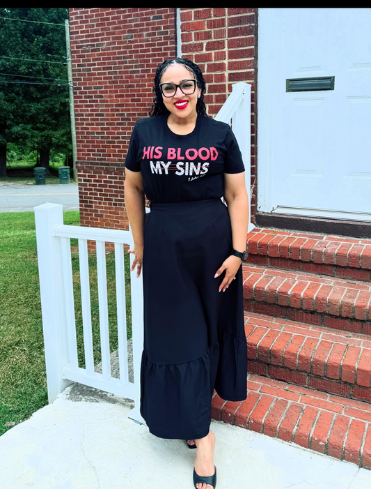 HIS BLOOD TEE SHIRT - Just Faith No Fear