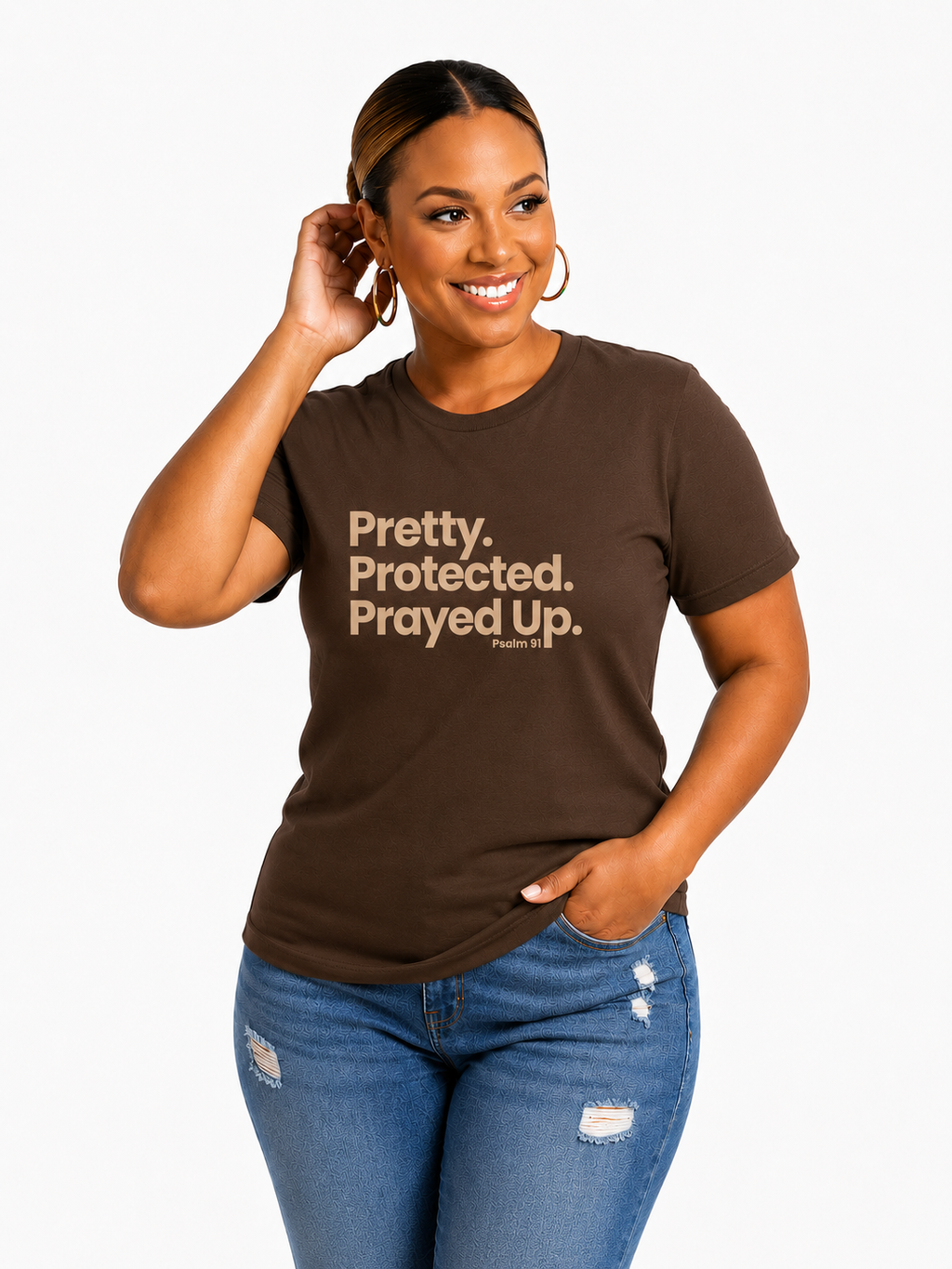 PRETTY PROTECTED PRAYED UP TEE