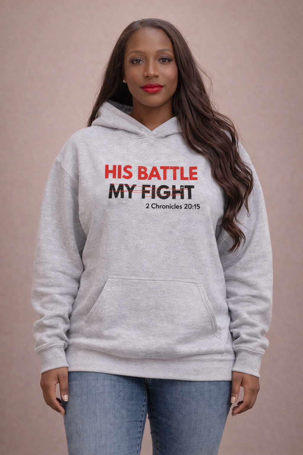 THE BATTLE IS THE LORD'S HOODIE - Just Faith No Fear