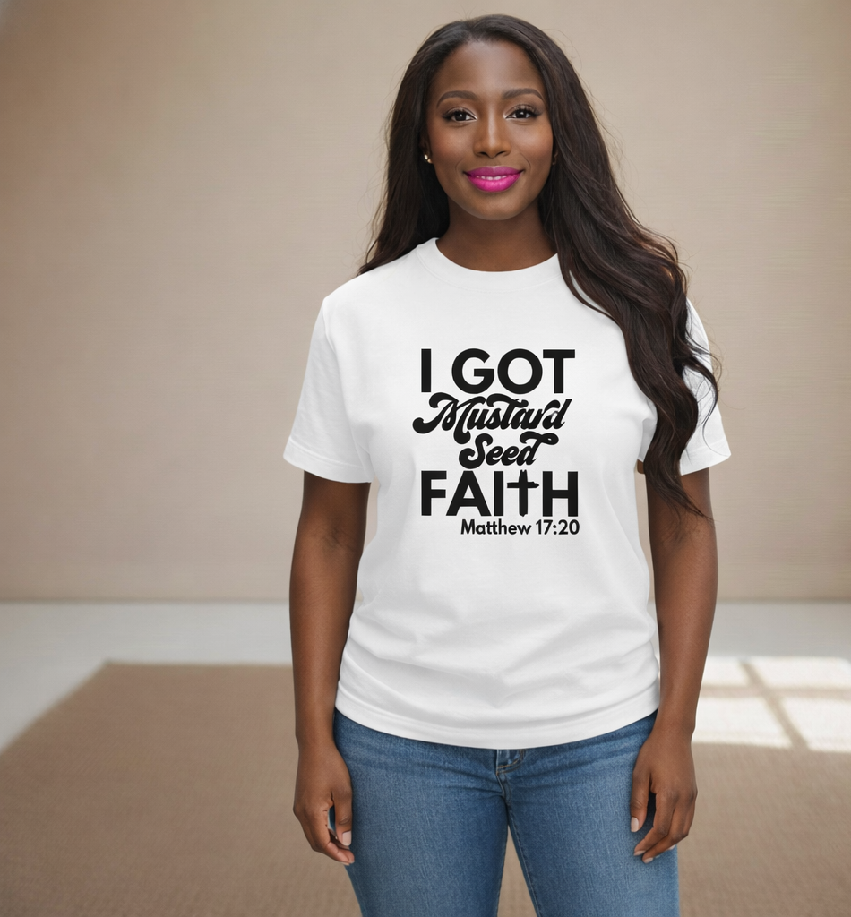 MUSTARD SEED FAITH T-SHIRT - Just Faith No Fear